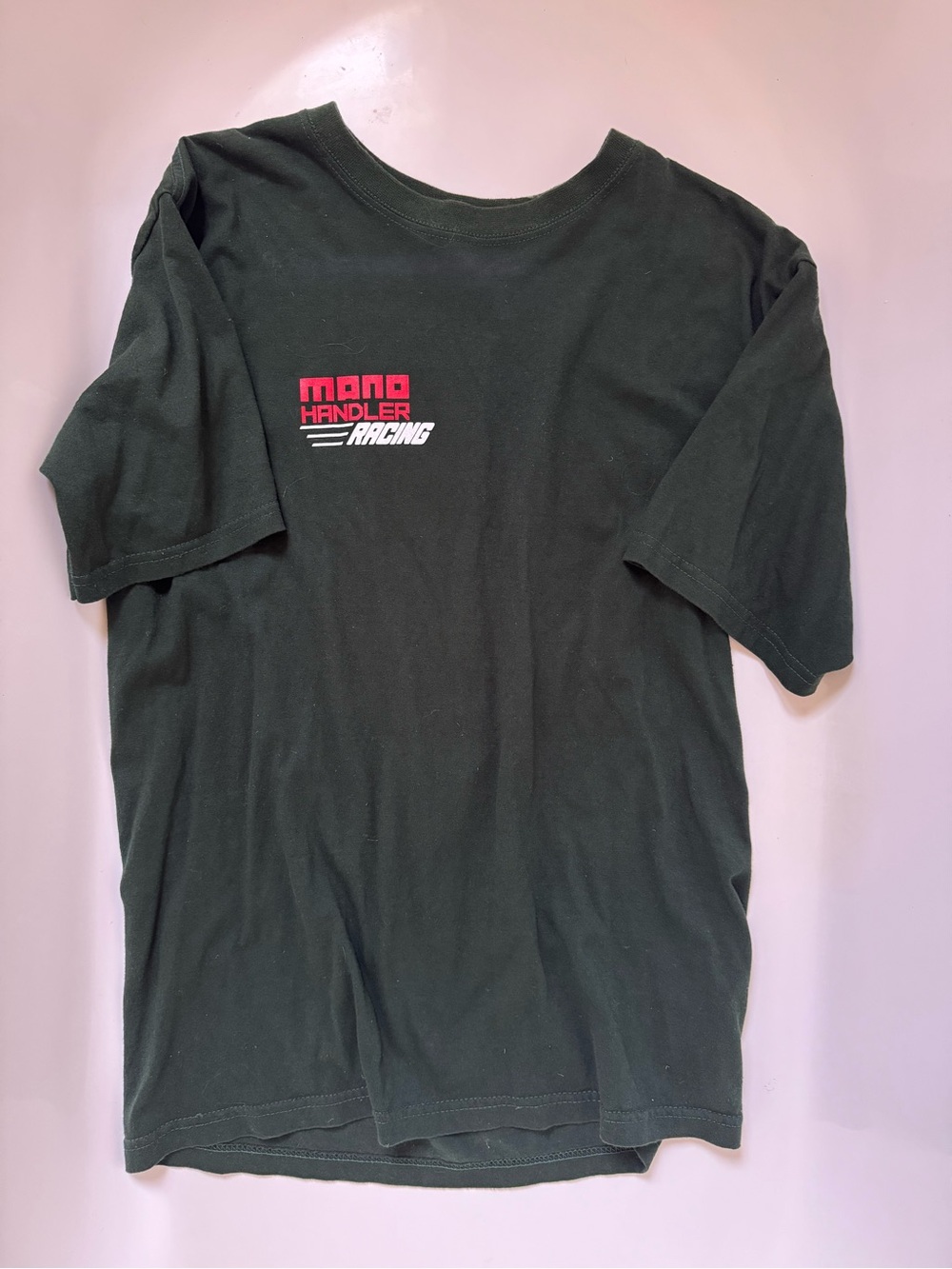 Men's Dark Green Crew Neck Tee